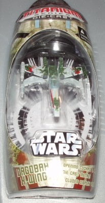 Star Wars Titanium Series Luke X-wing Dagobah Swamp Decor